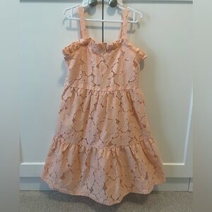 Janie & Jack Peach Lace Dress (5T)